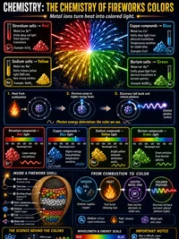 The Chemistry of Fireworks Colors
