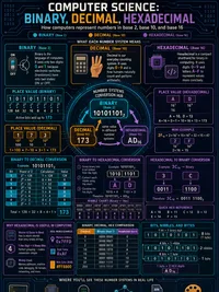 Binary, Decimal, Hexadecimal