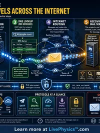 How Email Travels Across the Internet
