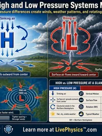 How High and Low Pressure Systems Move Air