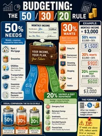 Budgeting: The 50/30/20 Rule