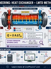 Engineering: Heat Exchanger LMTD Method
