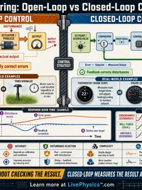 Engineering: Open-Loop vs Closed-Loop Control