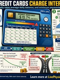 How Credit Cards Charge Interest