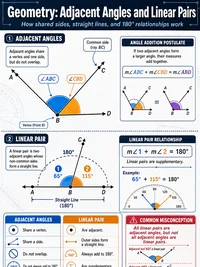 Adjacent Angles and Linear Pairs
