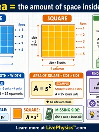 Geometry: Area of a Rectangle and Square