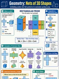 Geometry: Nets of 3D Shapes