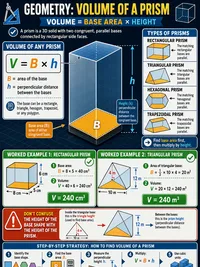 Geometry: Volume of a Prism