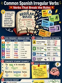 Foreign Languages: Common Spanish Irregular Verbs