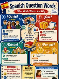 Foreign Languages: Spanish Question Words