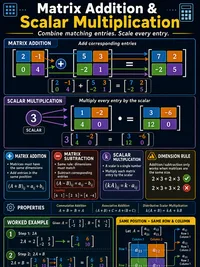 Math: Matrix Addition and Scalar Multiplication