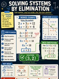 Math: Solving Systems by Elimination