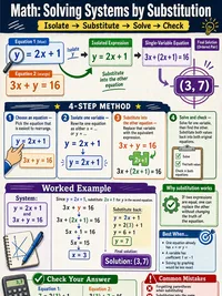 Math: Solving Systems by Substitution