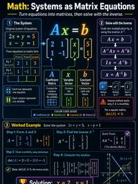 Math: Systems as Matrix Equations