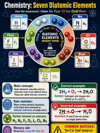 Seven diatomic elements