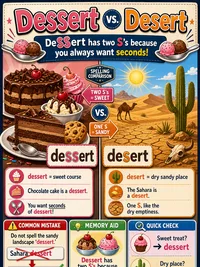 ELA: Dessert versus desert