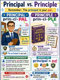 Principal versus principle