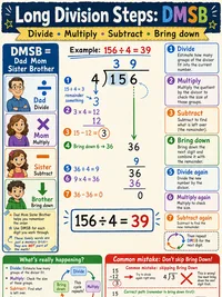 Math: Long-division steps (DMSB)