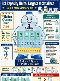 US capacity units largest to smallest (Gallon Man)