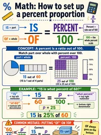 Math: How to set up a percent proportion