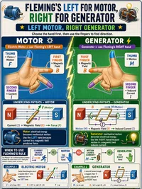 Physics: Which hand rule applies to motors and generators