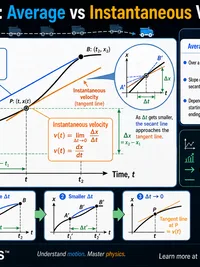 Physics: Average vs Instantaneous Velocity