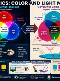 Physics: Color and Light Mixing