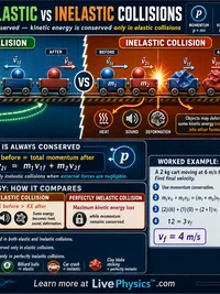 Physics: Elastic vs Inelastic Collisions