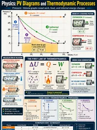 Physics: PV Diagrams and Thermodynamic Processes