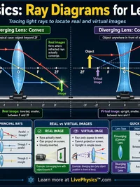 Physics: Ray Diagrams for Lenses