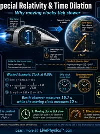 Physics: Special Relativity and Time Dilation