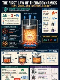 Physics: The First Law of Thermodynamics