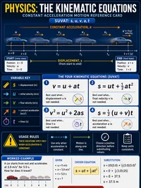 Physics: The Kinematic Equations