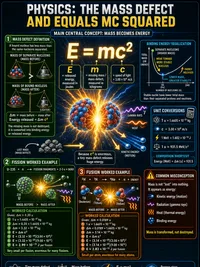 Physics: The Mass Defect and E equals mc squared