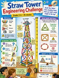 Straw Tower Engineering Challenge