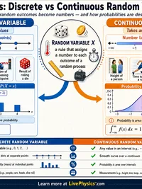 Statistics: Discrete vs Continuous Random Variables