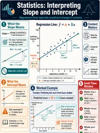 Statistics: Interpreting Slope and Intercept