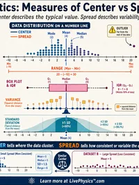 Statistics: Measures of Center vs Spread