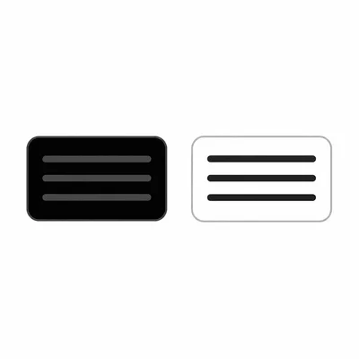 Two button examples showing poor dark-on-dark contrast and improved light-background contrast.