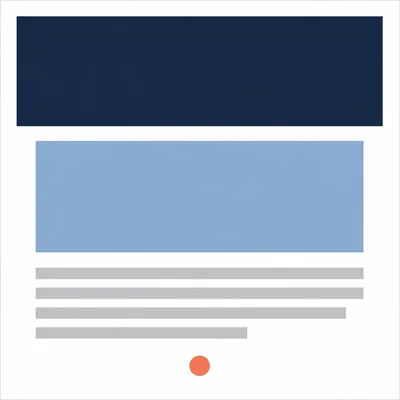 Poster layout showing visual hierarchy from large top element to smaller supporting elements.