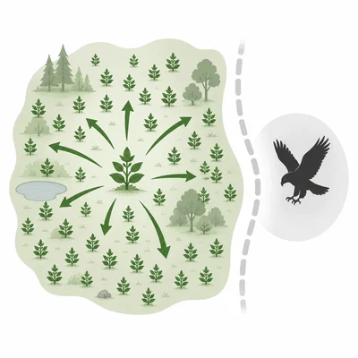 An invasive species spreads quickly in a habitat with few predators.