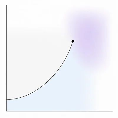 Phase diagram showing the liquid-gas boundary ending at a highlighted critical point.