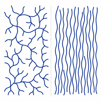 Branched polyethylene chains pack less tightly than straight chains.