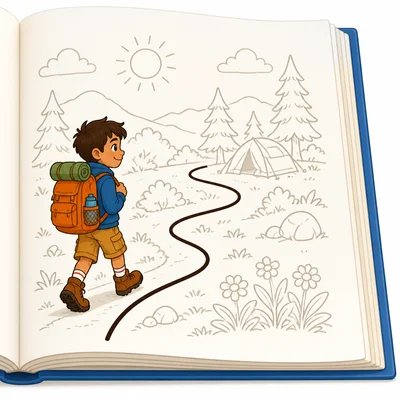 A book page where one dark line stands out like bold print.