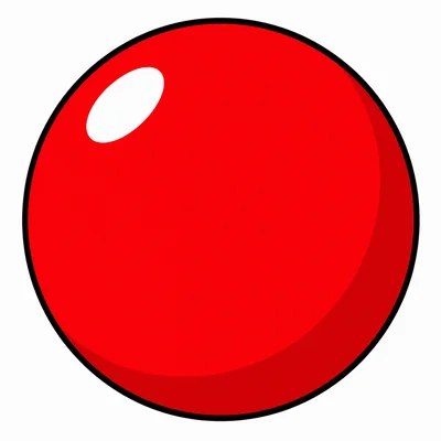 A round ball shaped like a sphere.