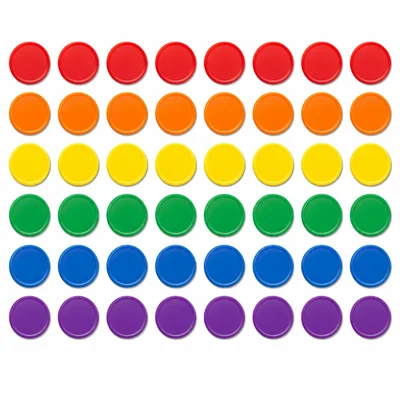 An array of 48 counters arranged in 6 rows and 8 columns.