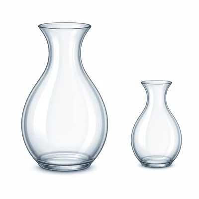 Two same-shaped figures in different sizes.