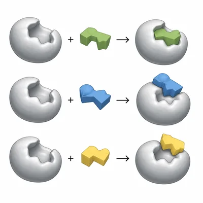 Only a specific substrate fits an enzyme active site.