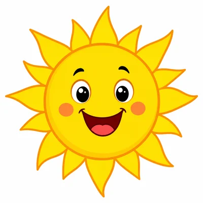 A bright hot summer sun.