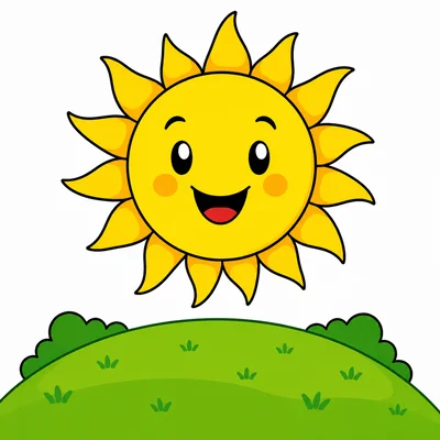 A sunny daytime sky.
